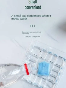 30pcs Ashtray Without Liquid, Modern Clear Ashtray For Home - Blue - View 4