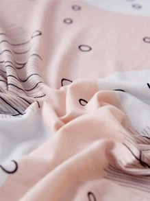 單人牛奶絲沙發套,羽毛隨處飛舞 - 彩色 - 查看 3