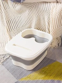 1 pieza Cubo plegable de dos tonos - Blanco - Ver 7