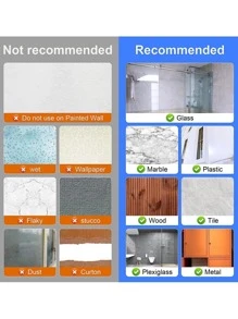 4入組壁掛式拖把架簡約透明塑料免打孔浴室掛鉤