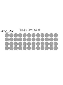 Polka Dot Pattern Wall Sticker - màu đen - Xem 5