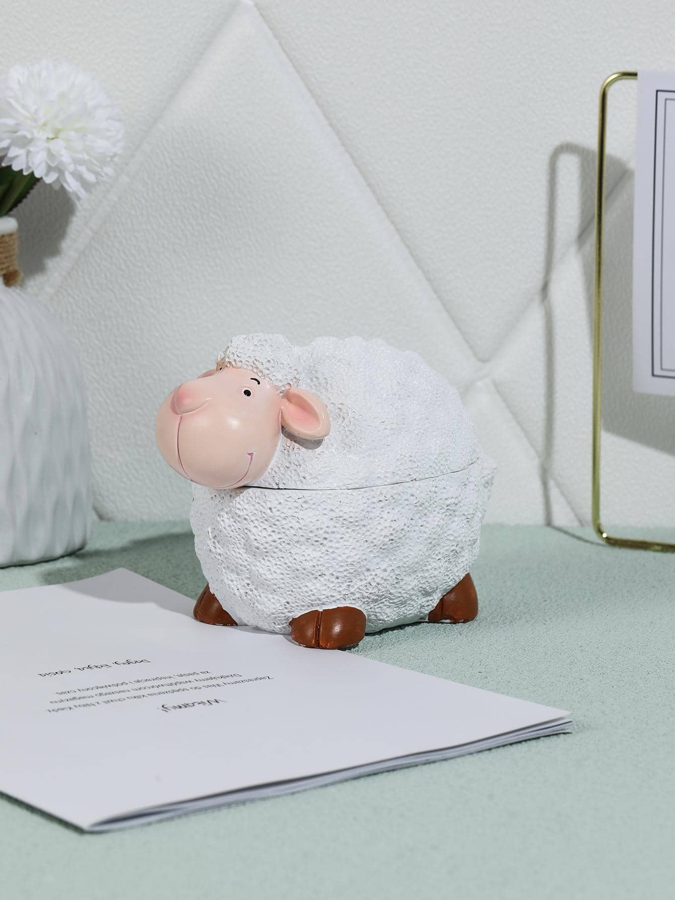 Hộp Bảo Quản Trang Sức Polyresin, Hộp Đựng Trang Sức Thiết Kế Hình Cừu Sáng Tạo Cho Gia Đình - Nhiều màu - Xem 1