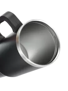 1pc Stainless Steel Insulated Bottle With Straw For Graduation Gift Back To School - Black - View 6