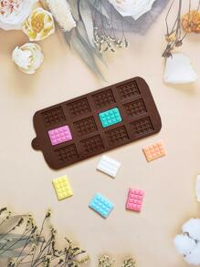 1pc Silicone Chocolate Mold, Coffee Brown Candy Mold, For DIY - Coffee Brown - View 5