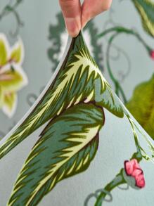 1入組花朵圖案荷葉邊沙發套 - 彩色 - 查看 7