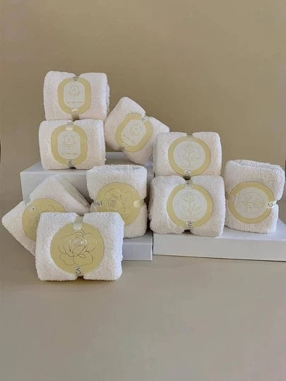 1 件纯色手巾，现代涤纶手巾，适用于家庭浴室装饰，返校洗碗布厨房毛巾