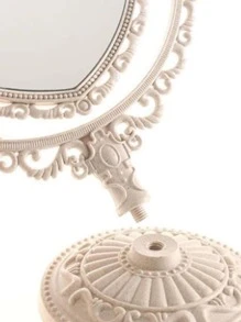 1pc Glass Decoration Object, Nordic Mirror Design Decoration Craft For Home Best Gifts Birthday - Beige - View 2