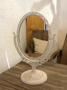 1pc Glass Decoration Object, Nordic Mirror Design Decoration Craft For Home Best Gifts Birthday - Beige - View 3