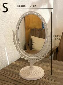 1pc Glass Decoration Object, Nordic Mirror Design Decoration Craft For Home Best Gifts Birthday - Beige - View 6