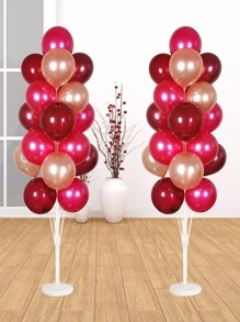 1set 160 CM Balloon Stand, Simple Clear Balloon Column Stand Kit For Balloon - Clear - View 1