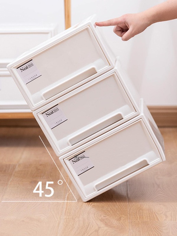 1pc Plastic Storage Box, High Capacity Storage Box For Home SHEIN USA