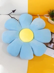 WHICHLIFE 1入藍色向日葵造型沙發靠墊枕頭 - 藍色 - 查看 2