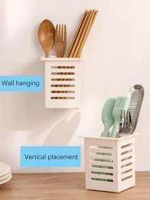 1 Giá Đựng Đồ Nhà Bếp Bằng Nhựa, Giá Để Đồ Đa Năng Hiện Đại Cho Nhà Bếp - trắng - Xem 4