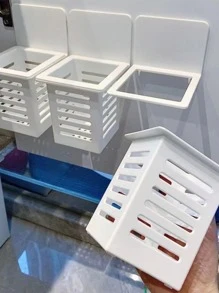 1 Giá Đựng Đồ Nhà Bếp Bằng Nhựa, Giá Để Đồ Đa Năng Hiện Đại Cho Nhà Bếp - trắng - Xem 1