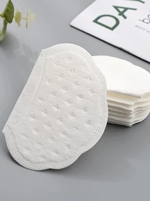 10pcs Plain Disposable Sweat-absorbing Sticker - White - View 1