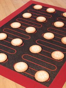 1pc Double-Sided Reusable Baking Mat,New Breathable Baking Pad For Macarons, Cookies, Baking Tool
