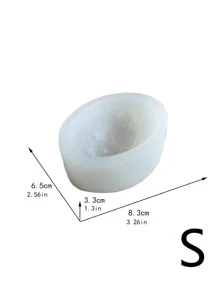 1 Khuôn silicon DIY hình rồng, Khuôn silicon hiện đại cho DIY - trắng - Xem 4