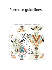 1入組幾何圖案淋浴現代滌綸防水浴簾 - 彩色 - 查看 2