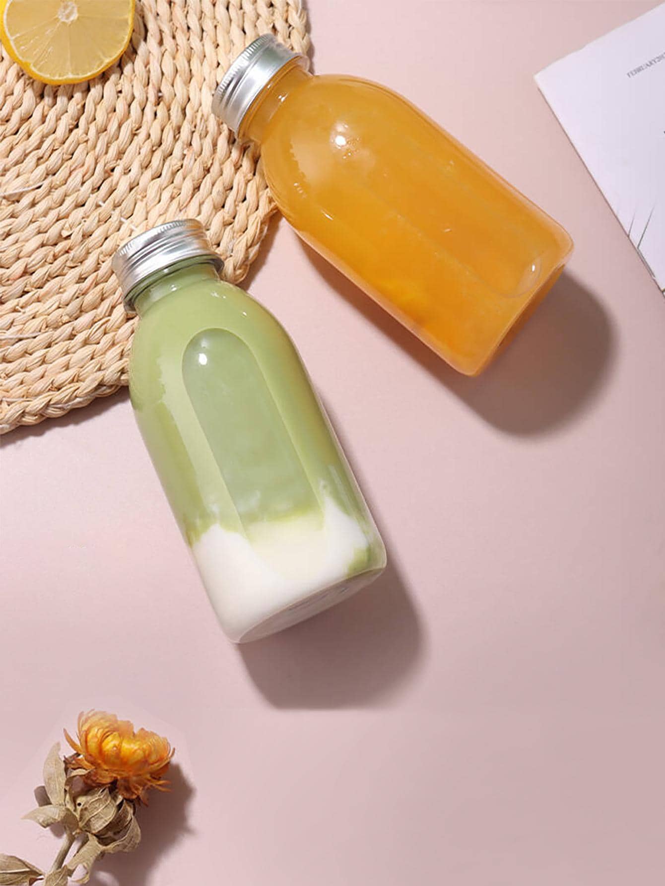 1入組塑料水瓶現代家用透明水瓶 - 無色 - 查看 1