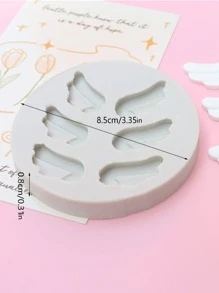 1pc Wing Design DIY Silicone Mold - Grey - View 3