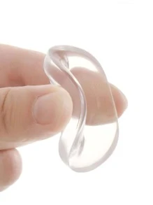 1pc Transparent Silicone Door Handle Crash Pad Protection Stickers - Clear - View 3