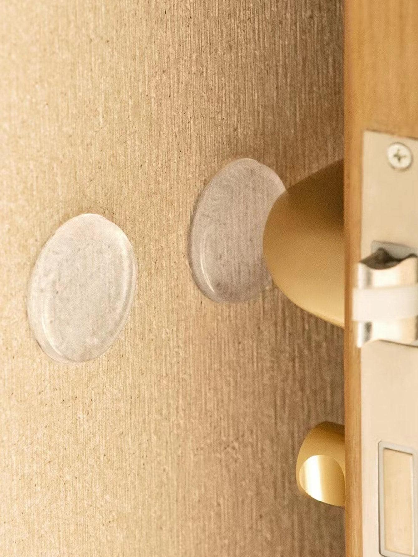 1pc Transparent Silicone Door Handle Crash Pad Protection Stickers - Clear - View 1