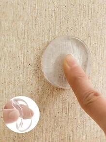 1pc Transparent Silicone Door Handle Crash Pad Protection Stickers - Clear - View 4