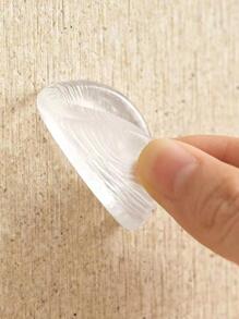 1pc Transparent Silicone Door Handle Crash Pad Protection Stickers - Clear - View 2