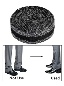 1pc Polyester Iron-on Hem Tape, Iron-on Hemming Tape For Sewing - Black - View 3