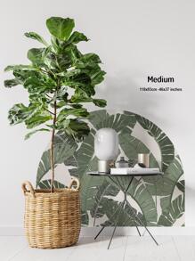 1 Bộ PVC Decal Dán Tường, Hiện Đại Họa Tiết Lá Nhiệt Đới Dán Tường Chống Nước Cho Nhà Bếp - màu xanh lá - Xem 4