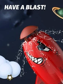 TANSAR Rocket Launcher Outdoor Water Toys, Kids Sprinkler, Holiday & Birthday Gift, for Girls & Boys Age 3 4 5 6 7 8 Year Old Gift Ideas, 3 Colors