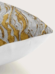 1入組無填充物圖形圖案靠墊套現代梭織織物裝飾靠墊套適用於床、沙發 - 彩色 - 查看 5