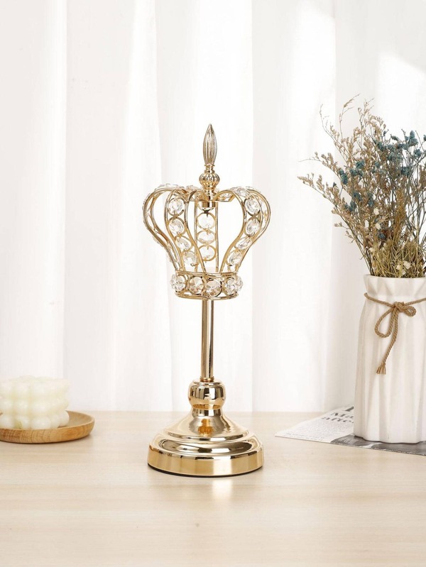 1pc Crown Design Candle Holder SHEIN UK
