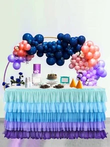 1 pieza Mantel de rayas - Beis - Ver 8