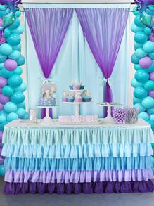 1 pieza Mantel de rayas - Beis - Ver 2