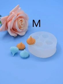 1 个硅胶模具，创意形状硅胶模具，适用于 DIY 工艺品 - 白色 - 查看 4