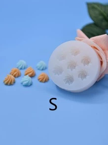 1 个硅胶模具，创意形状硅胶模具，适用于 DIY 工艺品 - 白色 - 查看 3