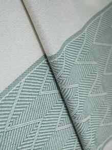 1入組V形提花桌布現代滌綸流蘇裝飾傢居裝飾桌布 - 彩色 - 查看 6