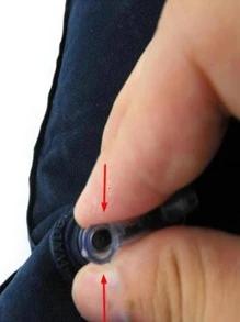 3入組素色U型枕頭和眼罩和耳塞戶外、旅行用簡易旅行枕套裝 - 粉色 - 查看 6