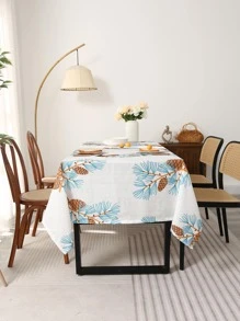 Khăn Trải Bàn In Hình Cây, Hiện Đại Nón Thông In Hình Chữ Nhật Khăn Trải Bàn Cho Bàn Ăn - Nhiều màu - Xem 2