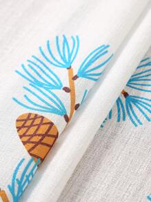 Khăn Trải Bàn In Hình Cây, Hiện Đại Nón Thông In Hình Chữ Nhật Khăn Trải Bàn Cho Bàn Ăn - Nhiều màu - Xem 8