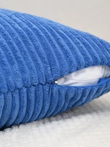 1入組貝套布枕套或腰枕套 - 寶藍色 - 查看 6
