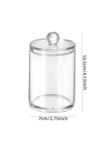 1入組塑膠收納盒 - 無色 - 查看 2