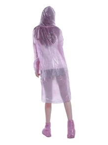 1 pieza Ropa de lluvia portátil desechable - Multicolor - Ver 3