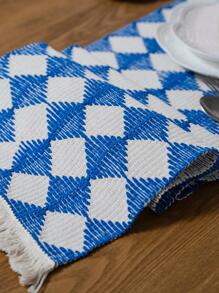 1pc Geometric Pattern Table Runner - Multicolor - View 4
