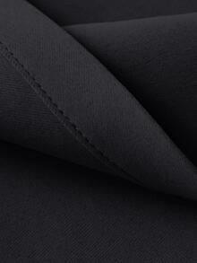 1入組黑色門極簡滌綸門口繩簾 - 黑色 - 查看 2