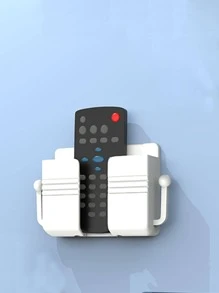 1 件壁挂式手机充电收纳盒，白色收纳架，适用于家庭秋季家居装饰房间装饰 - 白色 - 查看 7