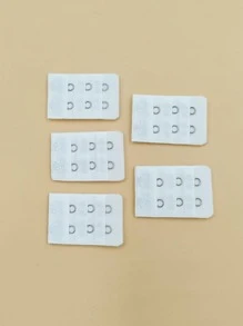 5入組素色顏色胸罩延長器 - 白色 - 查看 6