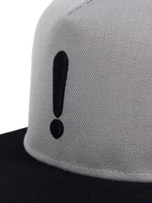 1pc Men Letter Embroidered Fashion Versatile Hip Hop Cap, For Daily Life - Grey - View 4