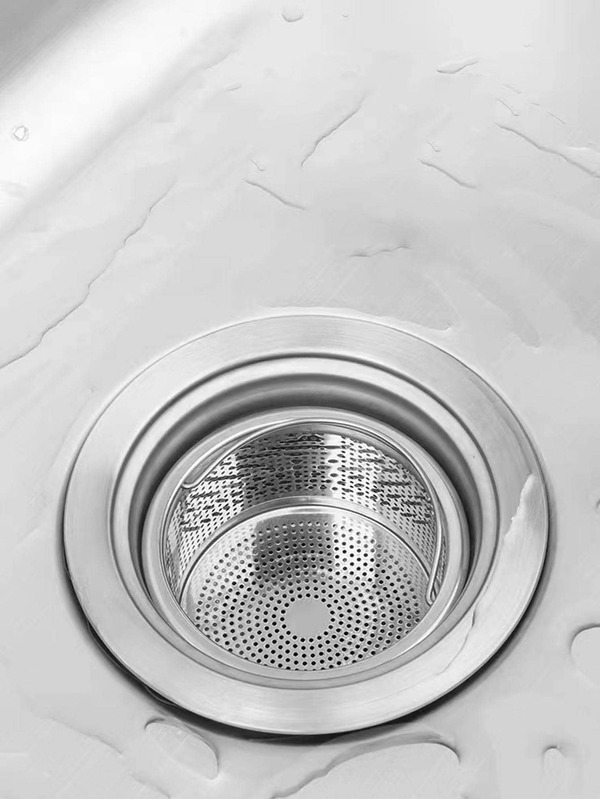 1pc Stainless Steel Sink Strainer, Classic Silver Sink Drain Rack For Kitchen SHEIN USA